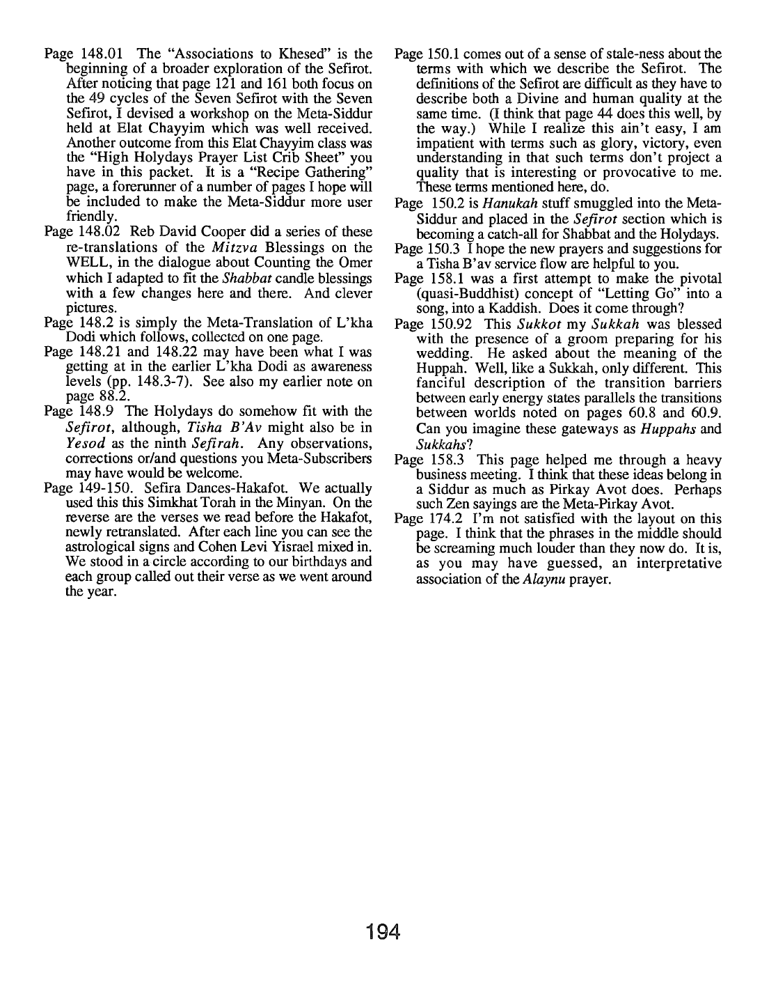 Page 194 of the Meta-Siddur