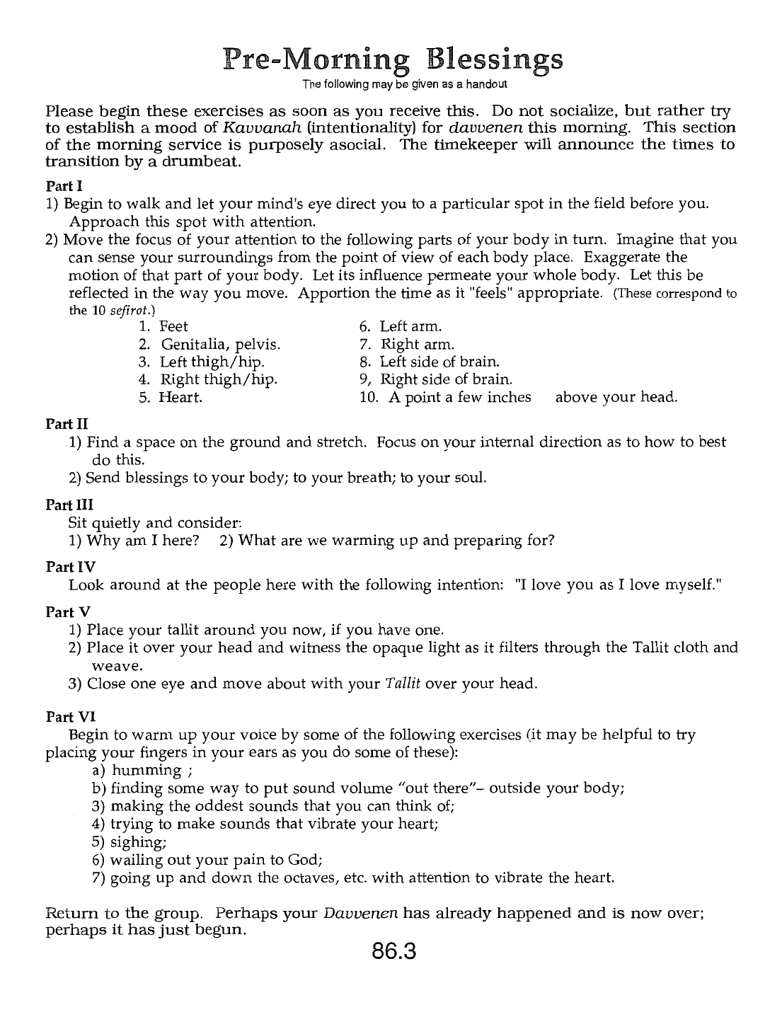 Page 86.3 of the Meta-Siddur